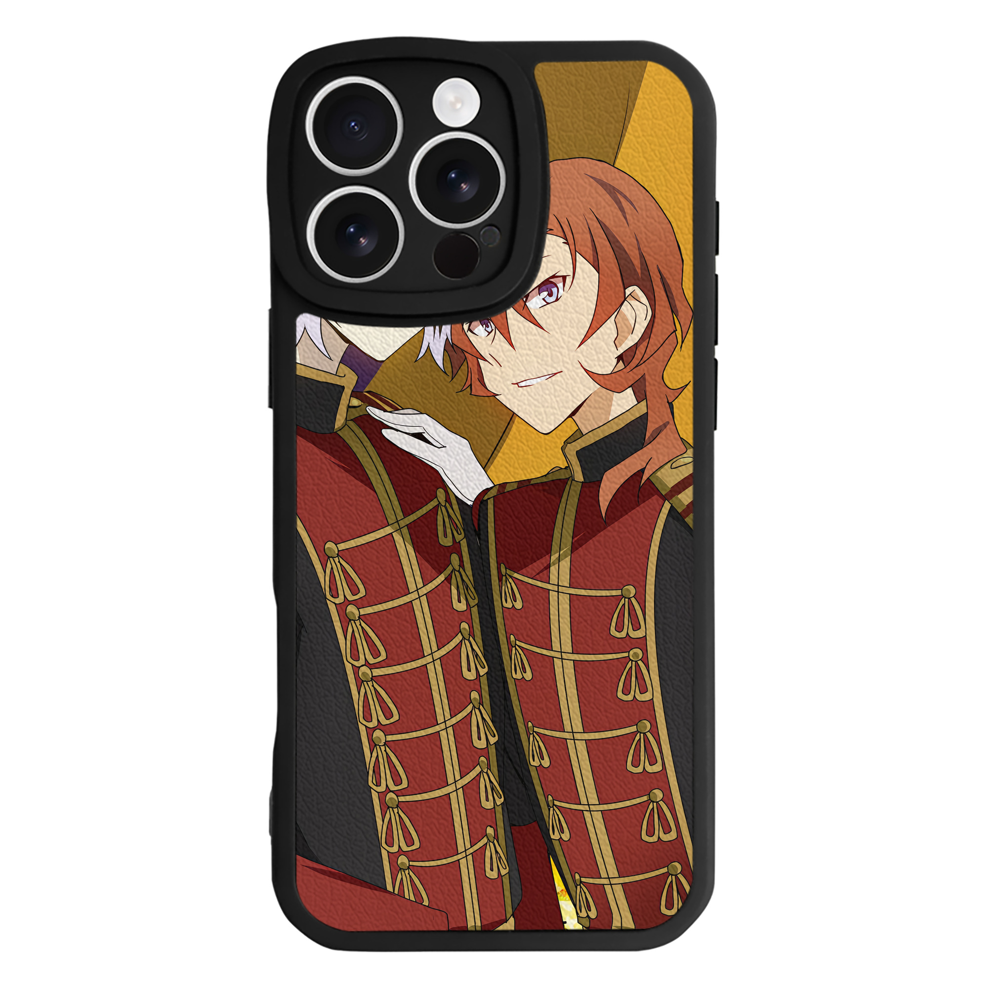 （画像用） 文豪ストレイドッグス Bungo Stray Dogs 【iPhone 16シリーズ対応】シリコンスマホケース（レザー調） 材質：シリコン